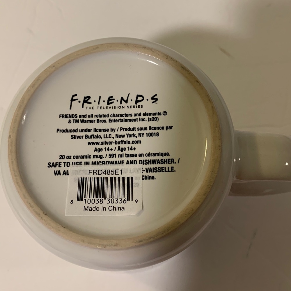 NEW FRIENDS TV SHOW COFFEE MUG 20oz WE WERE ON A BREAK - Picture 3 of 4